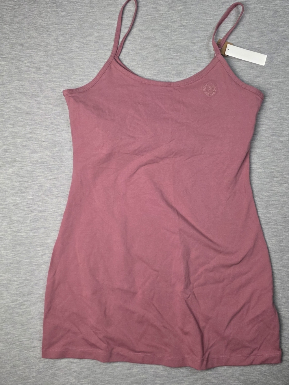 PINK  Dusty Rose Spaghetti Strap Camisole Mini Dress Classic Fit Size Medium